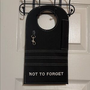 Black Hanging Door Organizer